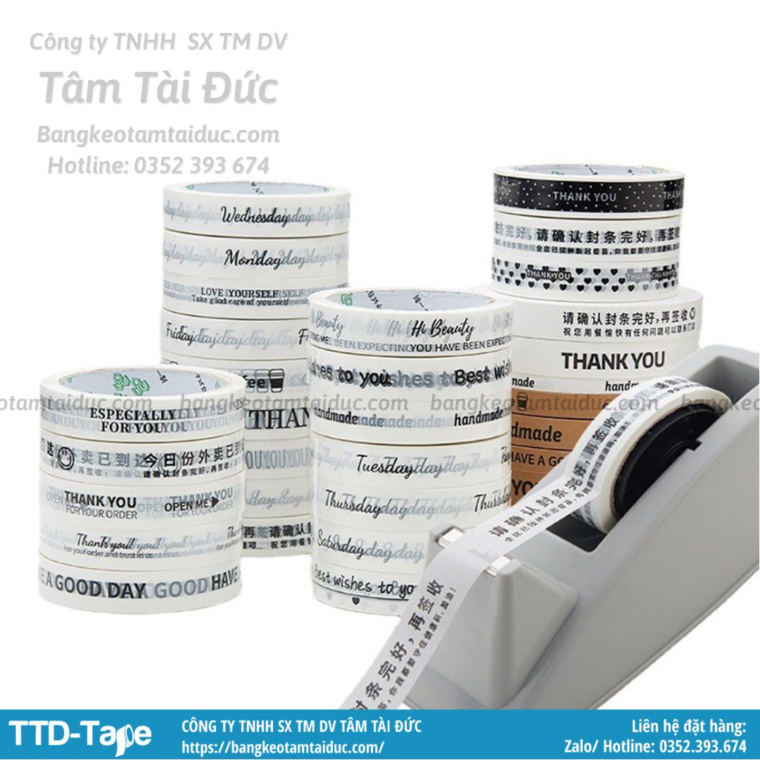 Băng keo dán ly trà sữa giá tốt