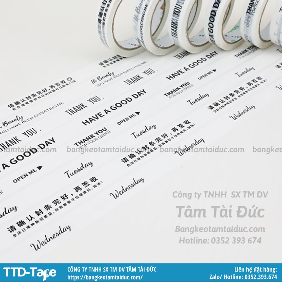 Băng keo dán ly trà sữa TPHCM
