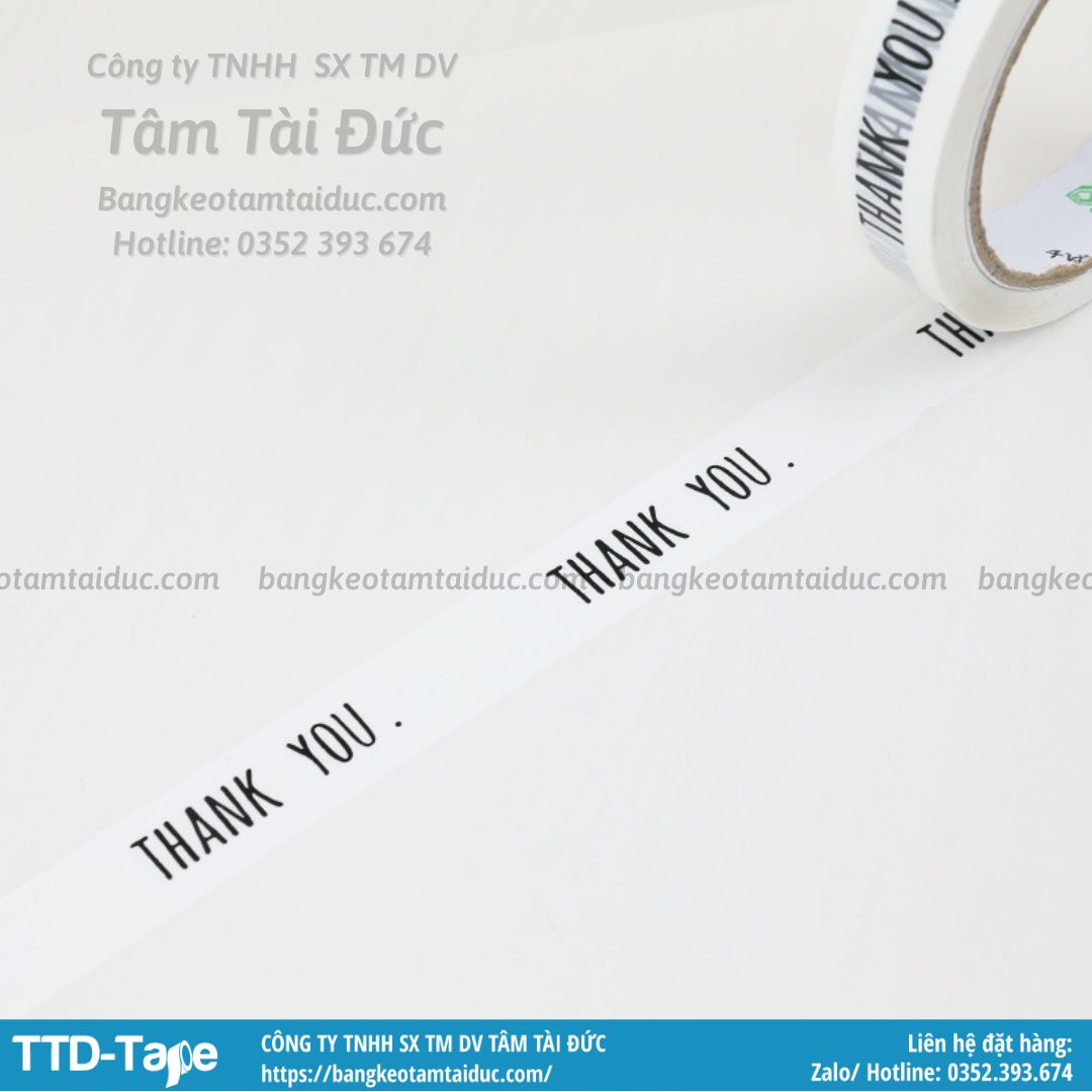 Băng keo dán ly trà sữa in theo yêu cầu